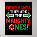 Search for funny christmas posters Naughty