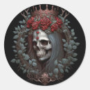 Search for goth skull stickers Roses