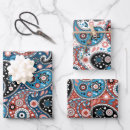 Search for paisley christmas wrapping paper Vintage