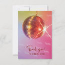 Search for disco thank you cards Dance party