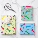 Search for bones wrapping paper Colourful