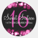 Search for pink bokeh stickers Sweet sixteen