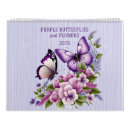 Search for butterfly calendars Purple