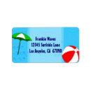 Search for beach ball return address labels Swimming