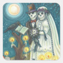 Search for skeleton bride and groom stickers Halloween