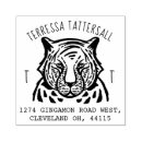 Search for tiger rubber stamps Wildlife