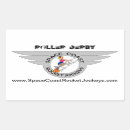 Search for rocketeers rectangle stickers Space