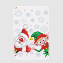 Search for santa claus golf towels Gnome