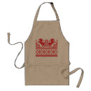 Search for red horse aprons Horses