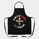 Search for funny bartender aprons Santa claus