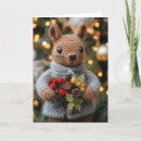 Search for squirrel christmas cards Holly