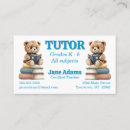 Search for preschool teacher business cards Nanny