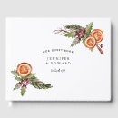 Search for christmas wedding guest books Greenery
