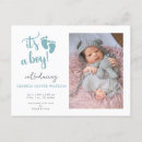Search for its a boy birth announcement cards Typography