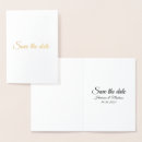 Search for folded save the dates Black