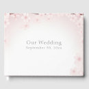 Search for cherry blossom wedding guest books Summer