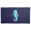 Search for seahorse pillowcases Blue