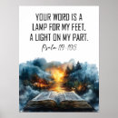 Search for psalm 119 105 posters God's word