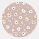 Search for retro floral pattern stickers Daisy