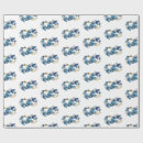 Search for blue and white wrapping paper Illustration