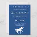 Search for unicorn wedding invitations White
