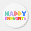 Search for happy thoughts magnets Colourful
