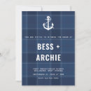 Search for naval invitations Blue