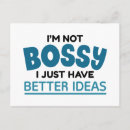 Search for boss horizontal postcards Sarcasm