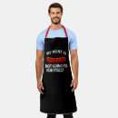 Search for funny novelty aprons Meat