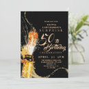 Search for champagne 50th birthday invitations Sparkle