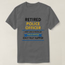 Search for funny police tshirts Blue