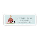Search for cow return address labels Blue