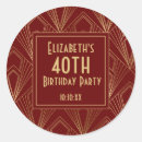 Search for 40th birthday seals envelope seals Gold