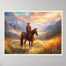Search for horse and cowboy posters For kids