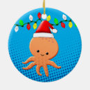 Search for cute octopus christmas tree decorations Marine life
