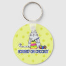Search for hooked key rings Yarn