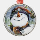 Search for snowman family christmas tree decorations Cute
