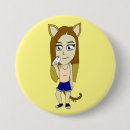 Search for chibi kitty badges Cute