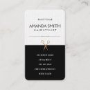 Search for subtle business cards Hair stylist