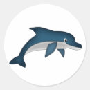 Search for dolphin cartoon stickers Fish