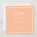 Search for peach bridal shower invitations Bride to be