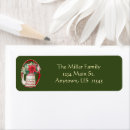 Search for old fashioned return address labels Red
