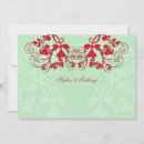 Search for red flourish invitations Damask