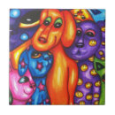 Search for abstract cat art tiles Colourful