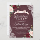 Search for lace hen party invitations Flowers