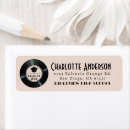 Search for retro music return address labels Record
