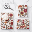 Search for spices wrapping paper Watercolor