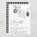 Search for scandinavian invitations Plaid pattern