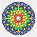 Search for trippy hippie stickers Mandala