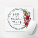 Search for without mouse mats Pray without ceasing